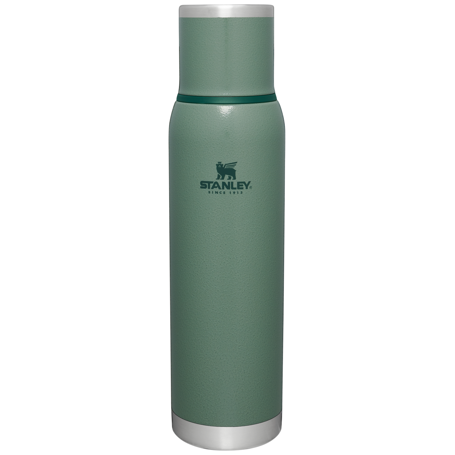 Stanley 1.4 QT Adventure To Go Bottle with Insulated lid in Hammertone Green
