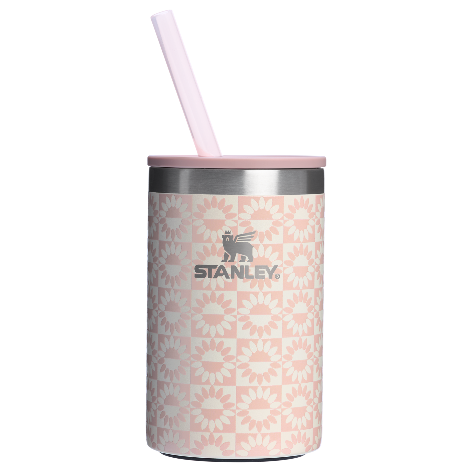 Stanley 10 OZ Everyday Can Cooler Cup In Peach Whip Sunflower Pink From The Oasis Collection