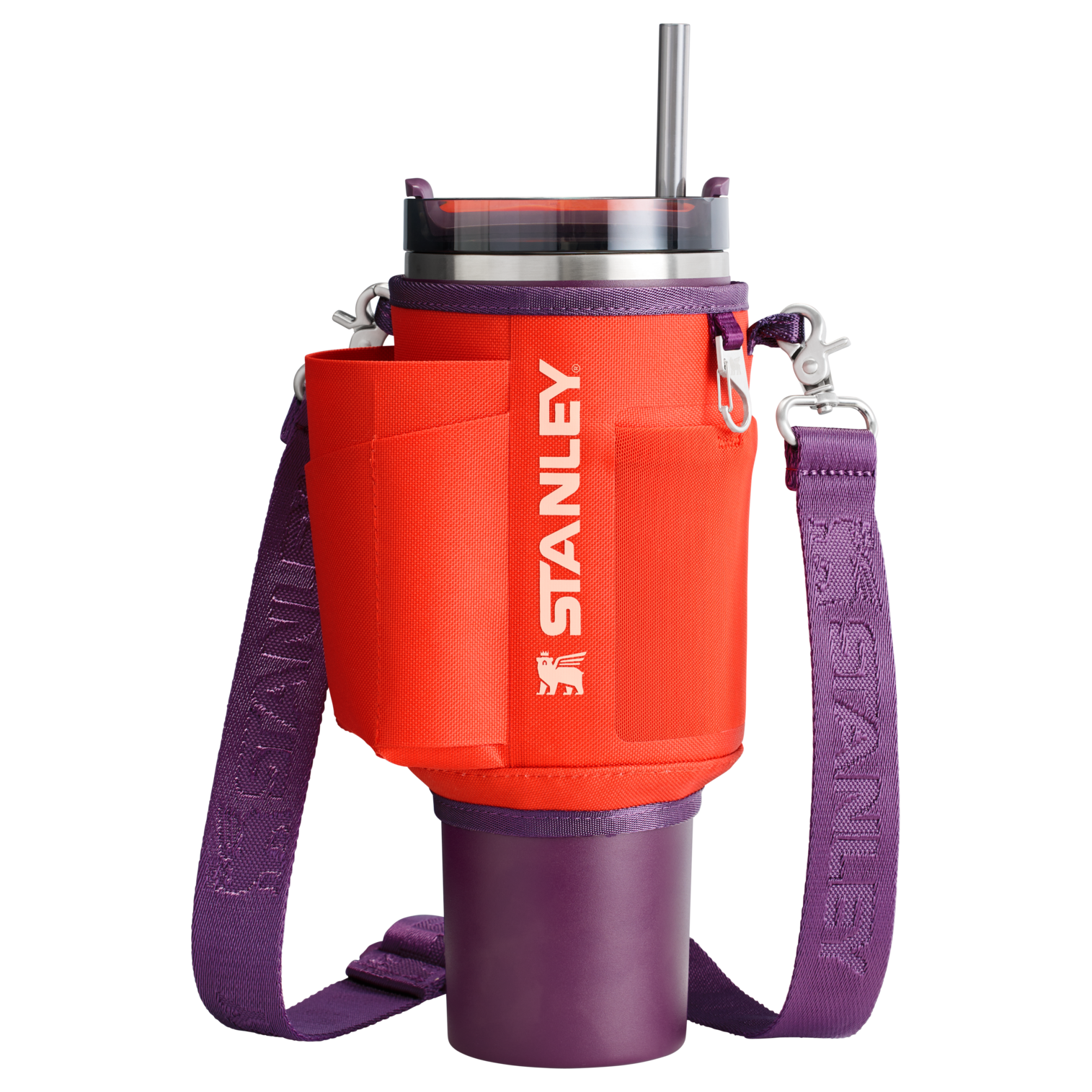 Stanley Carry-All 40 oz Quencher with Detachable Crossbody Straps in Lilac