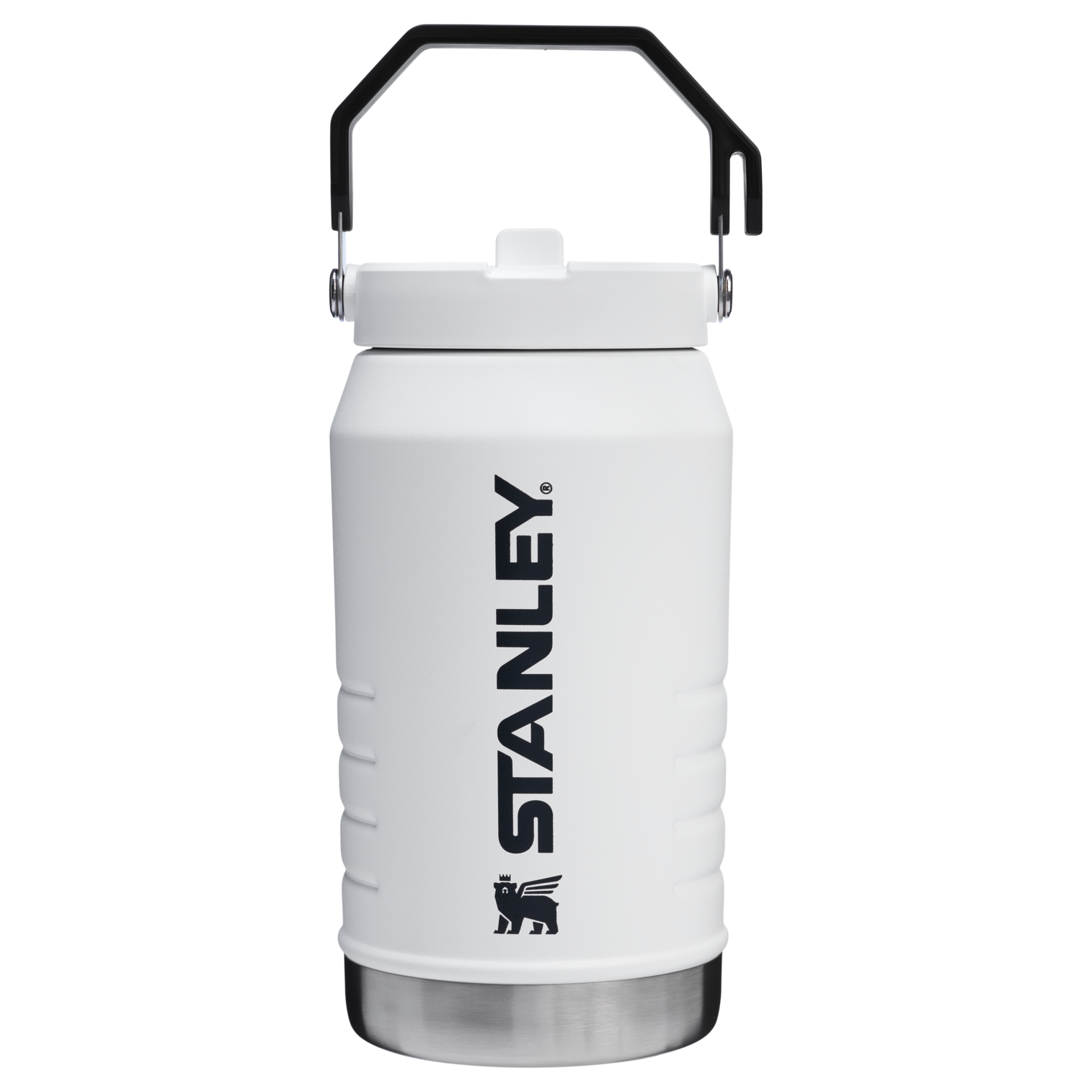 Stanley 64 OZ IceFlow Flip Straw Water Jug In Chalk White