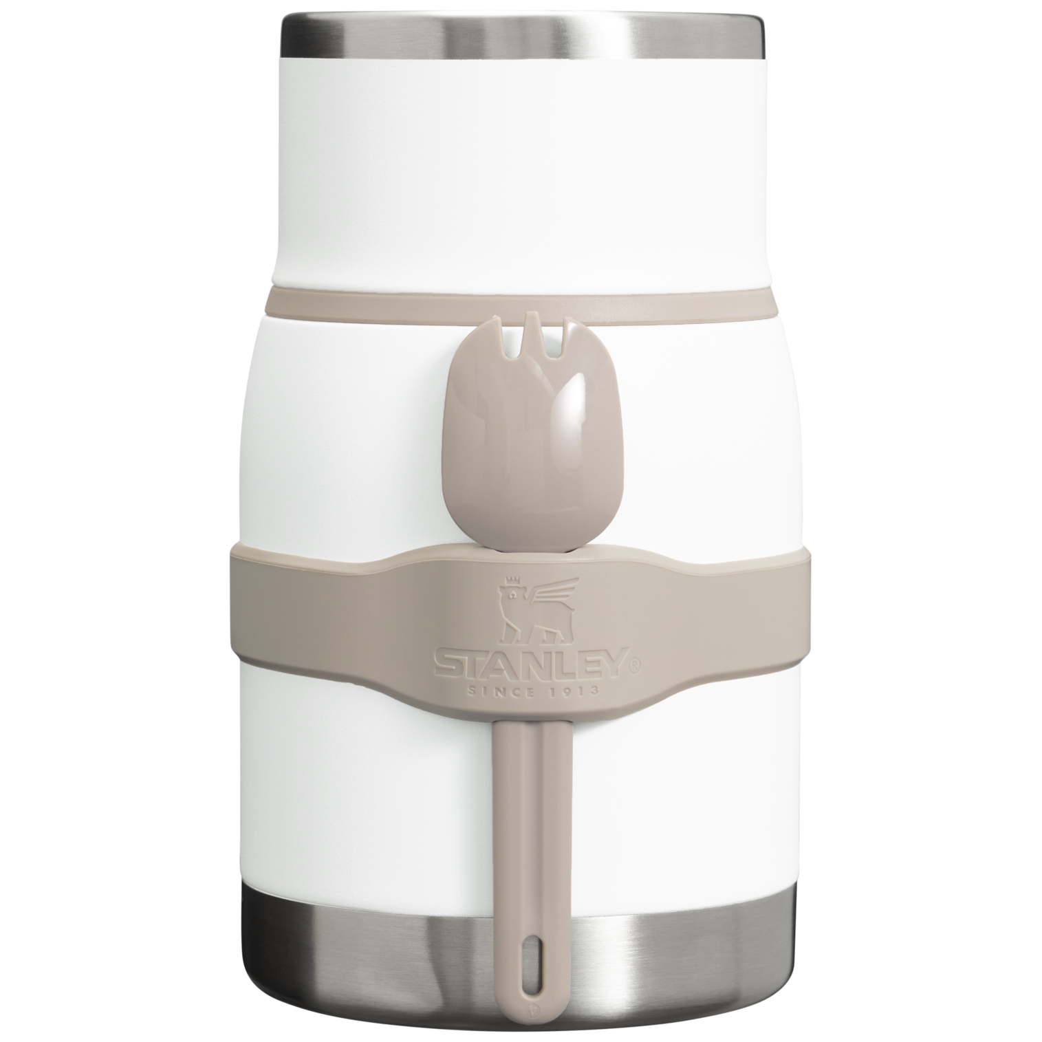 Stanley Adventure Food Jar In Frost White With Spork
