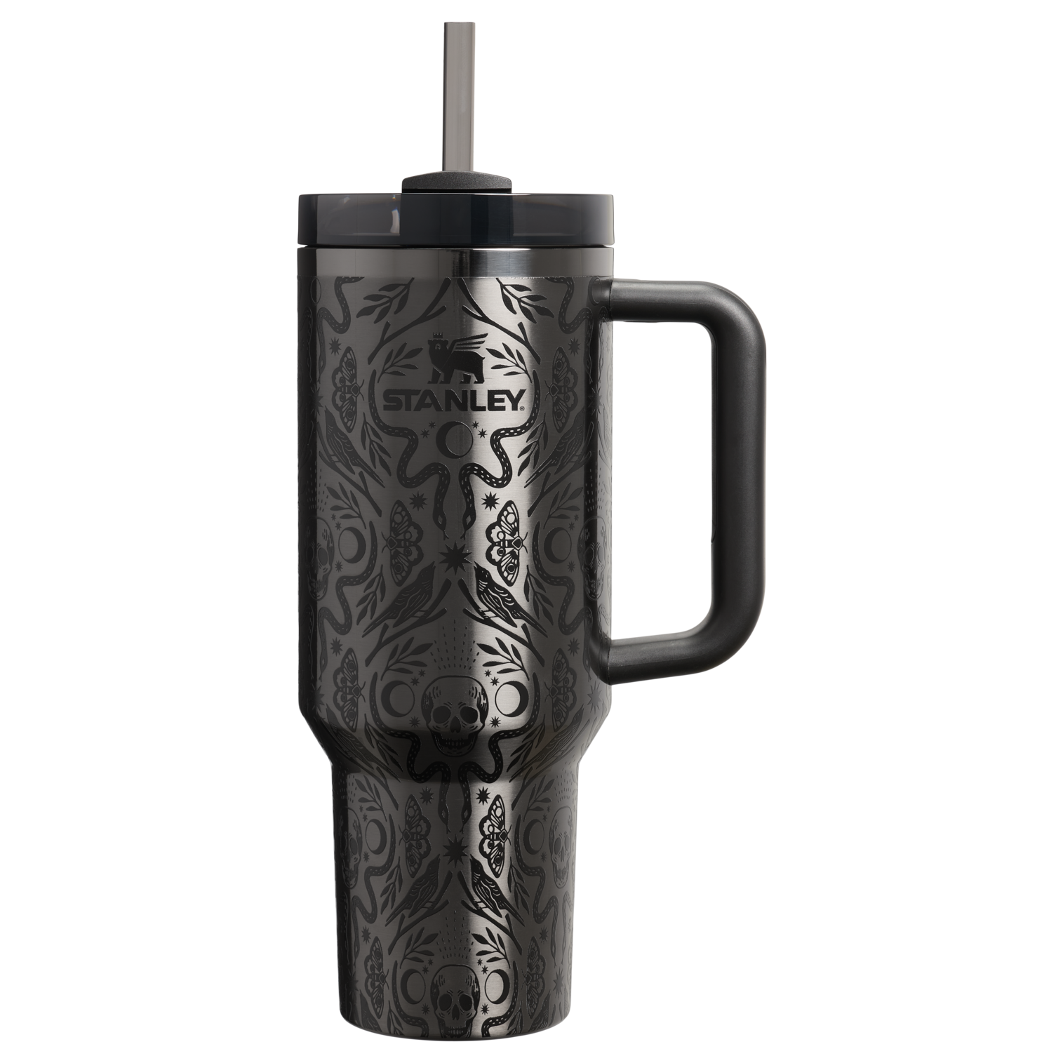 Halloween Stanley 40 OZ Tumbler in Deadly Damask Black